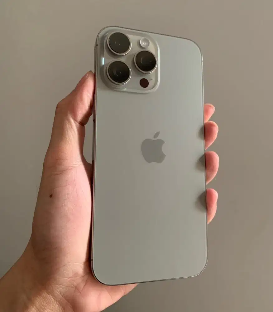 iPhone 16 pro max 256gb natural titanium-garansi aktif okt 2026