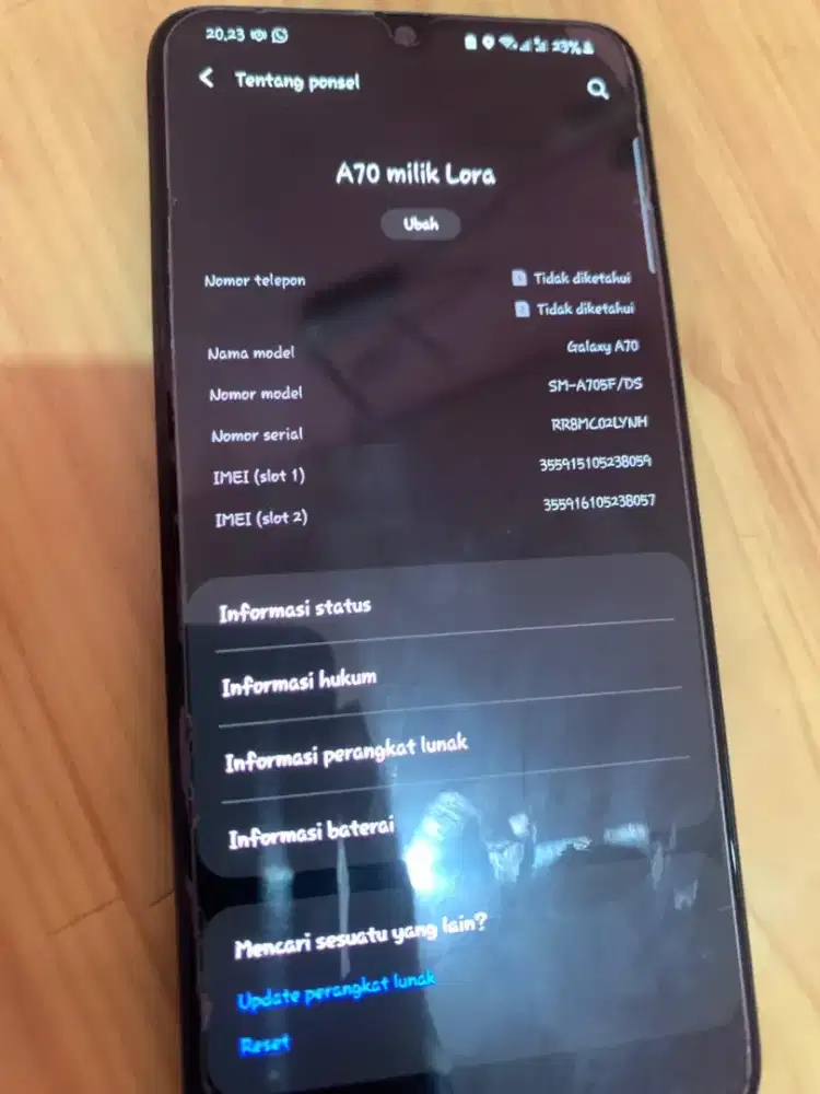 BU - Samsung A70, ram 8/256gb