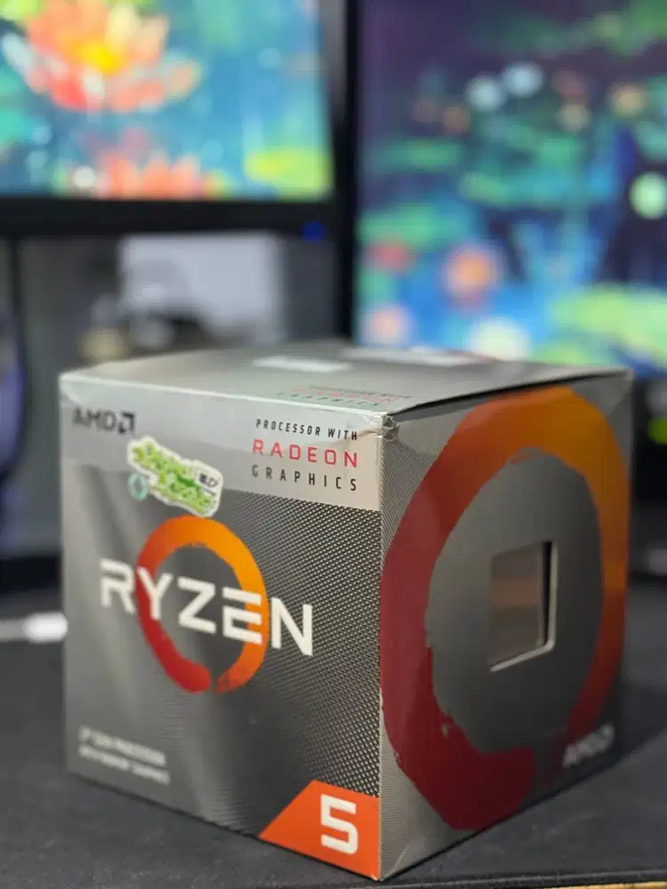 AMD Ryzen 5 3400G AM4 Fullset + Cooler - Bekas 2 Tahun