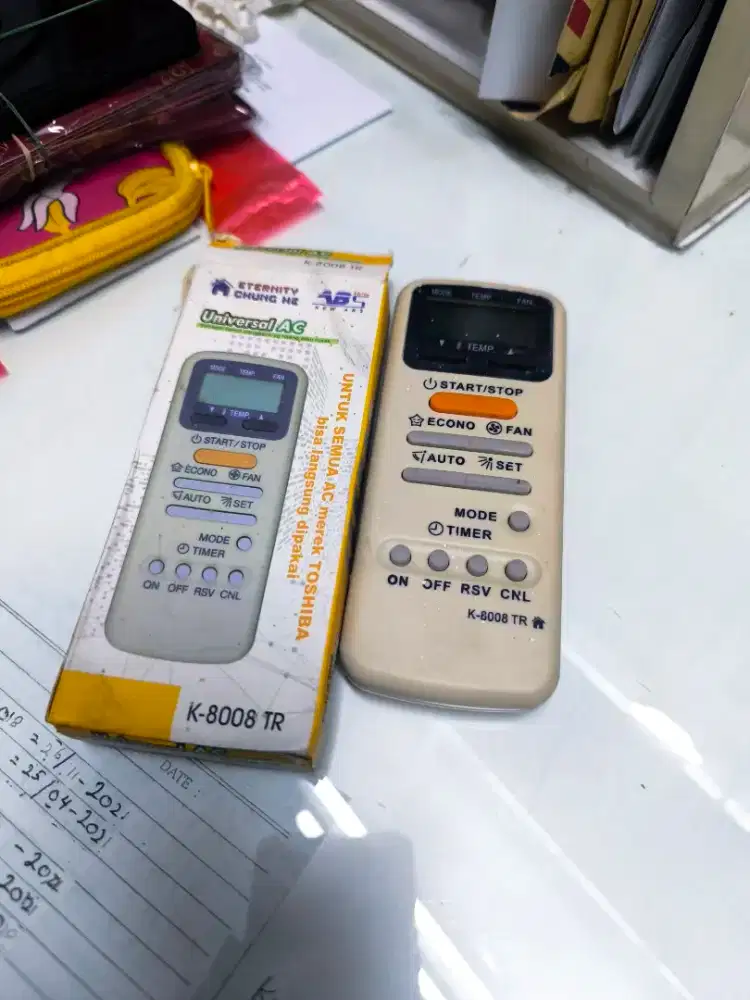Remote AC untuk Toshiba jadul