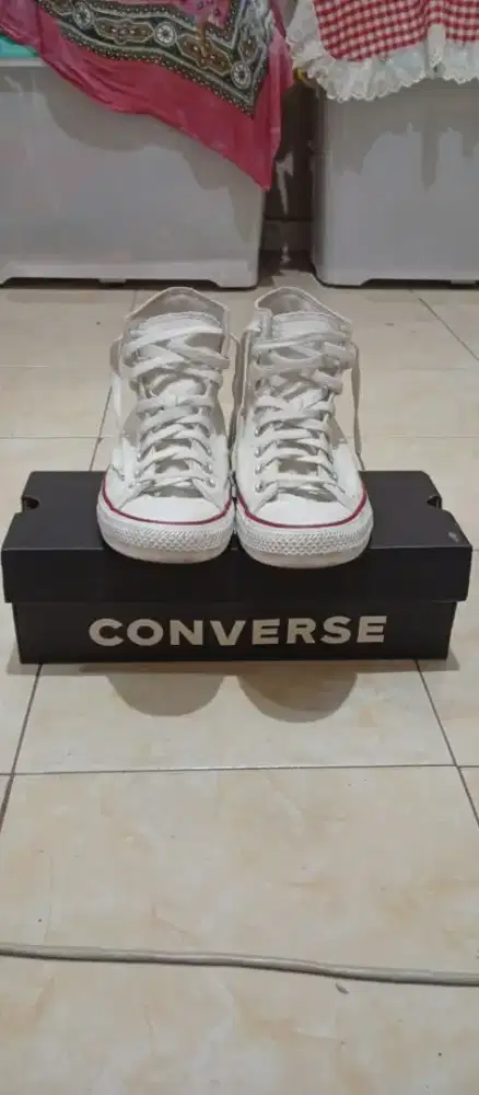 Converse Chuck Taylor White Original Resmi PT MAP Size 42