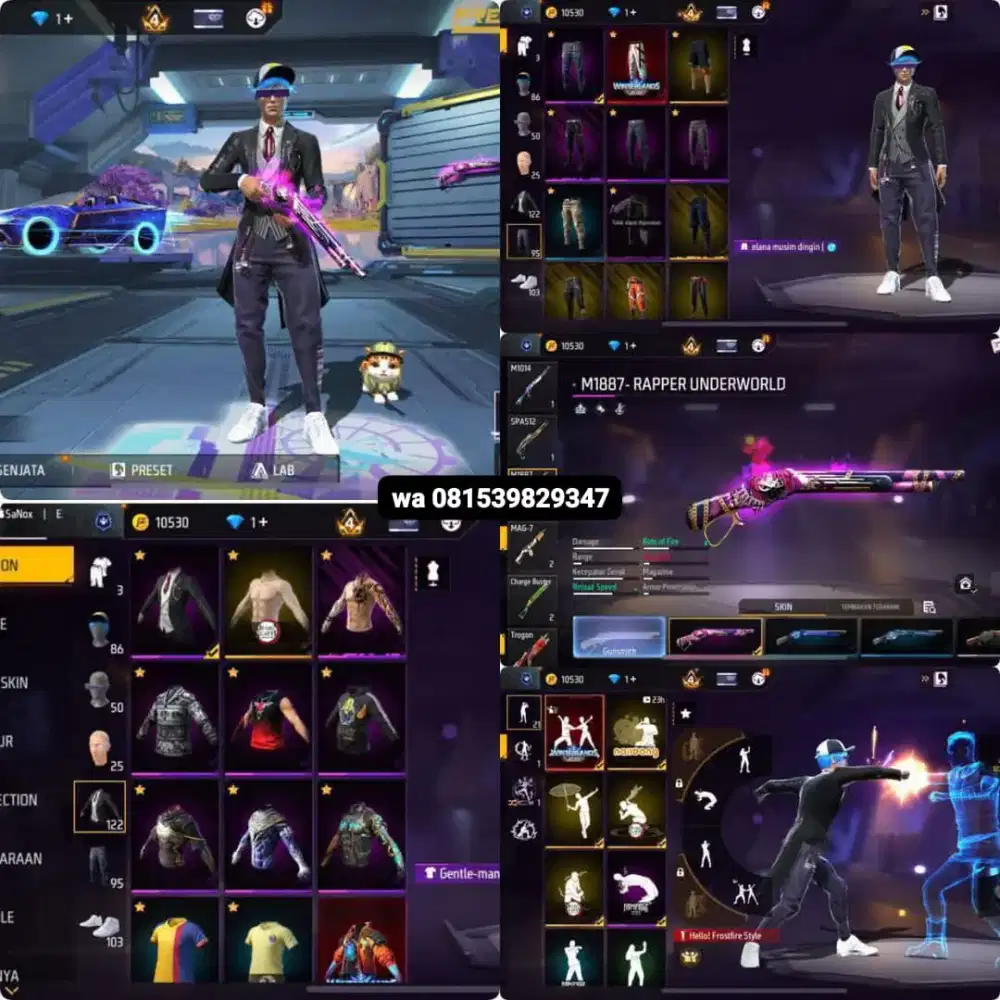 jual akun ff sg reaper