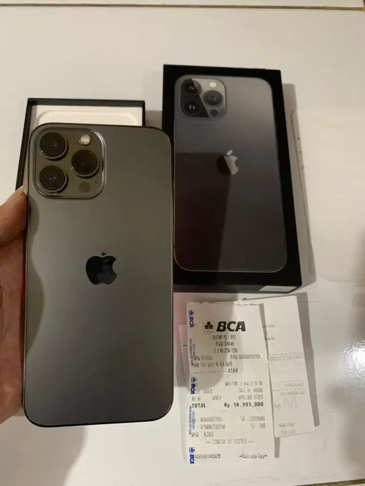 Iphone 13 pro max 128gb garansi resmi fullset original