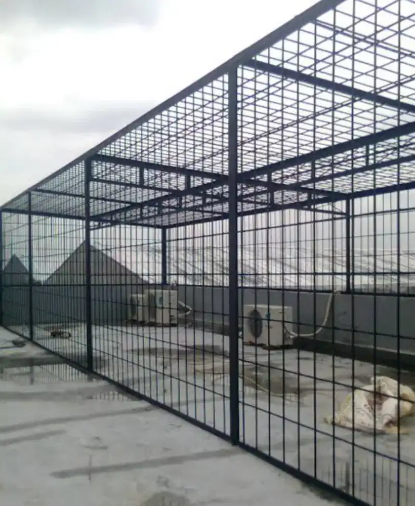 Tralis warung, pagar warung