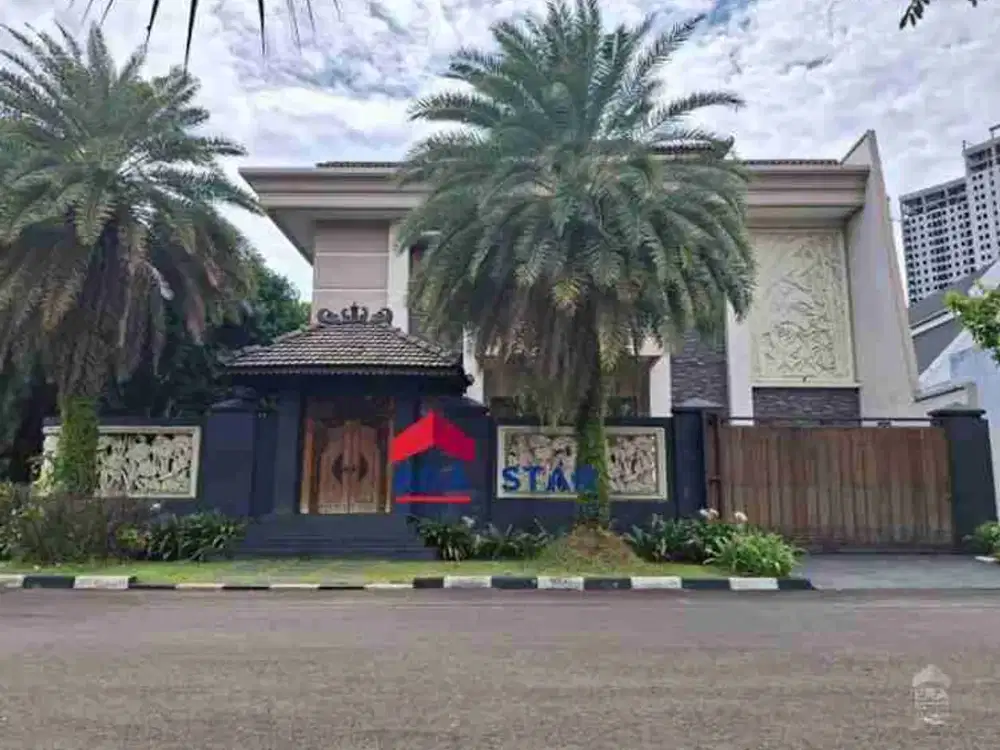 Rumah mewah Hook 3 lantai harga murah di Jakapermai Bekasi.