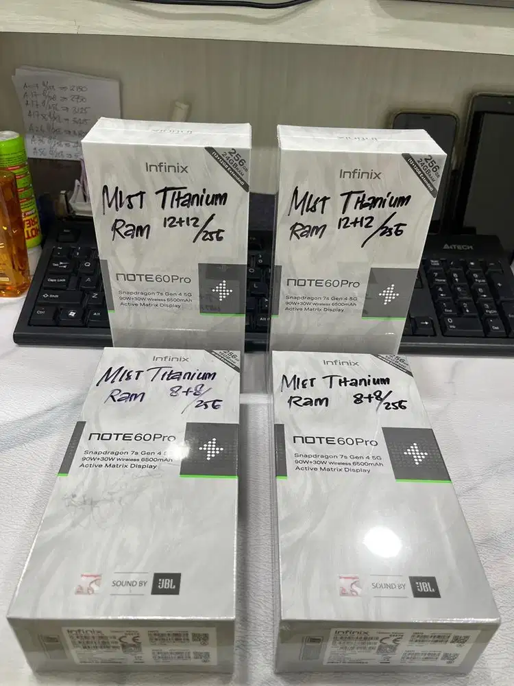 Baru...Infinix Note 60 Pro 5G 8/256 Grs Resmi (Warna : Mist Titanium)