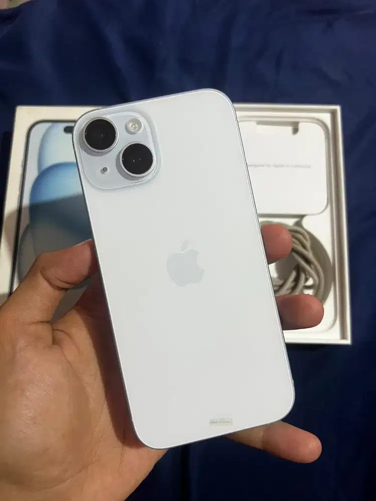 IPHONE 15 128GB IBOX BLUE MASIH GARANSI