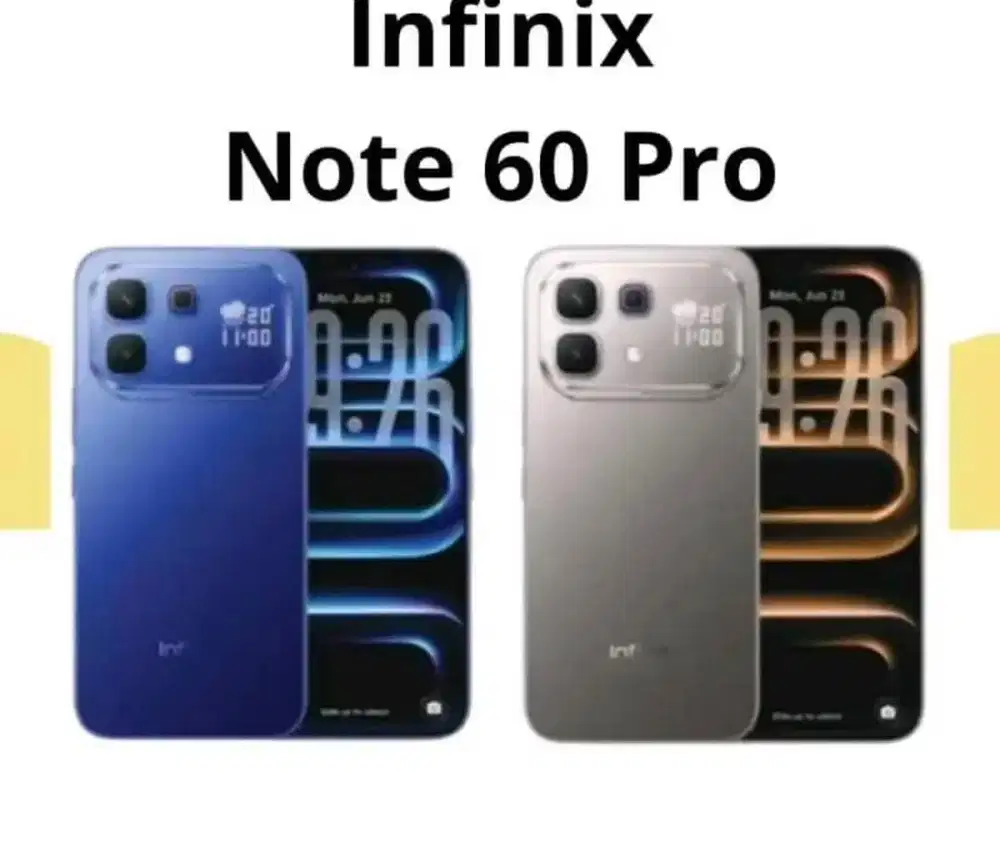 Baru...Infinix Note 60 Pro 5G 12/256 Grs Resmi (Warna : Mist Titanium)