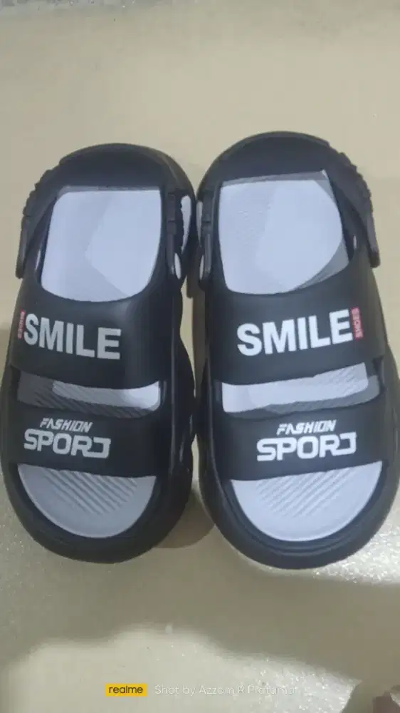 Sandal 39/40 baru pakai sekali bagus karet kuat bahan eva anti air