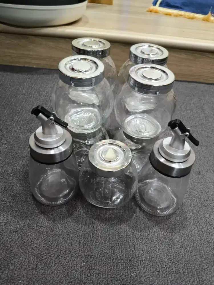TOPLES BUMBU KACA & BOTOL SAUCE IKEA PRELOVED