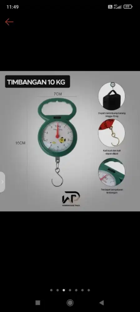 Timbangan manual jarum 10kg