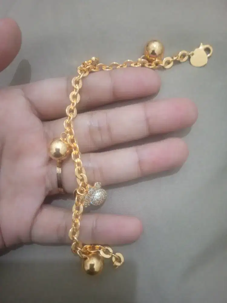 Gelang titanium anti luntur anti karat