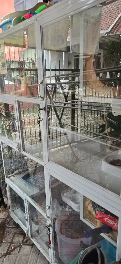 Kandang kucing baru pakai