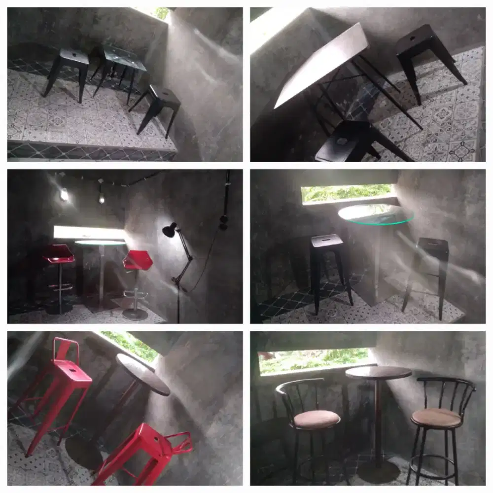 1 set bar meja kursi cafe informa
