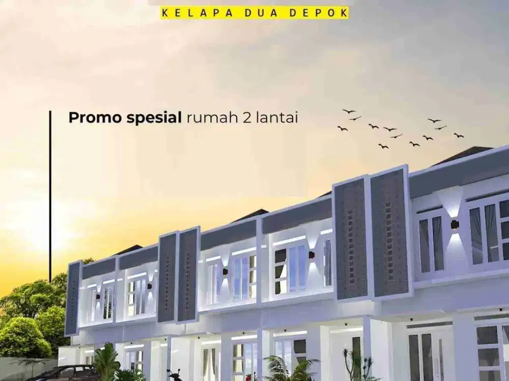 Jual Rumah Baru 2 Lantai Siap Huni Akses Strategis Dkt Kampus UI Cimanggis Kota Depok RIZ