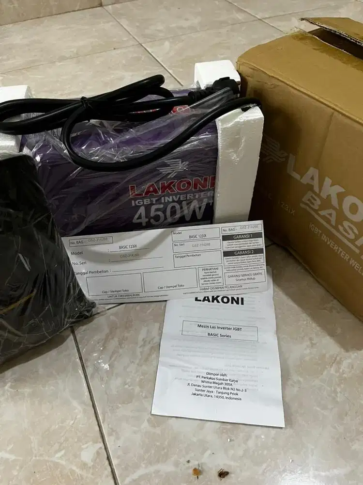 Mesin las lakoni basic 450 watt 123 ix