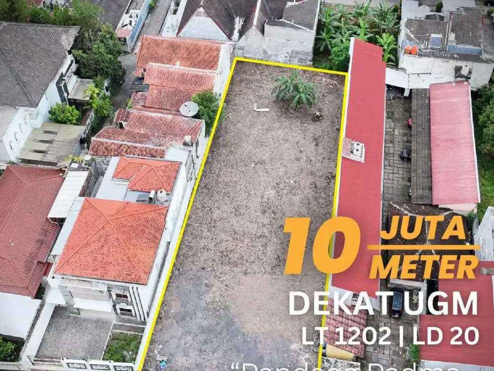Jual Tanah Dekat UGM Pandega Padma Kawasan Exclusive Kos dan Hunian