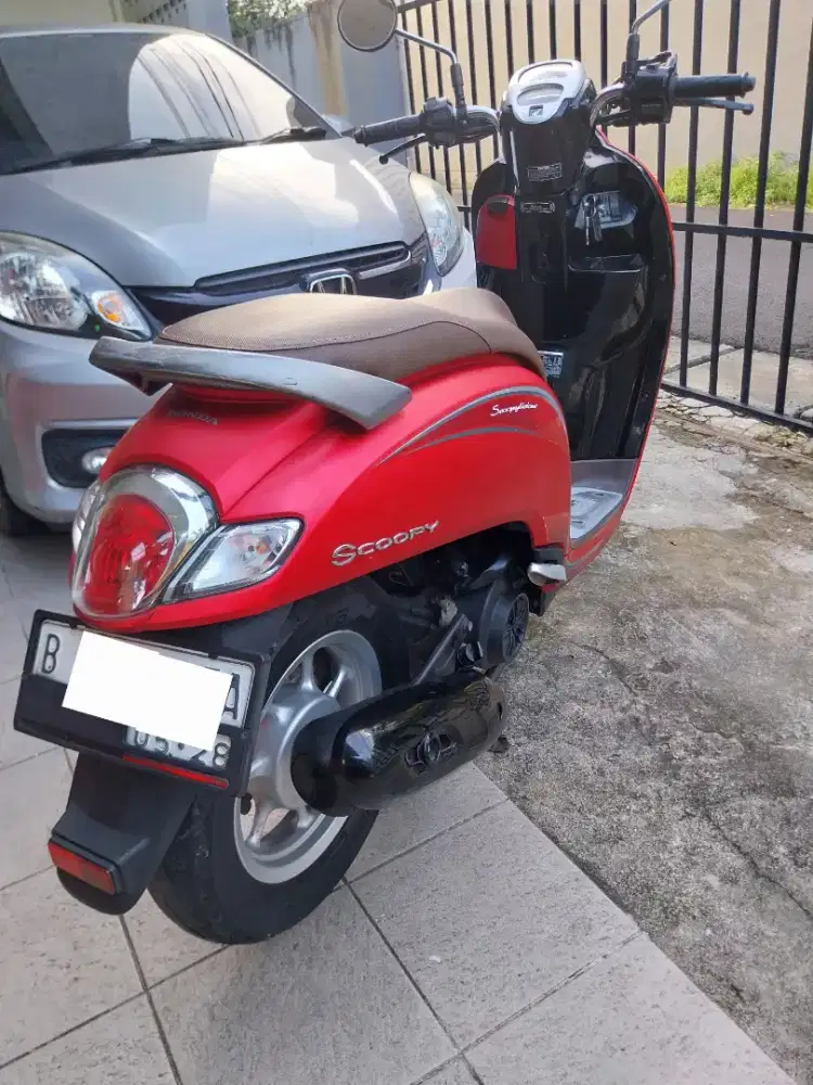 Honda scoopy styliesh 2018 merah