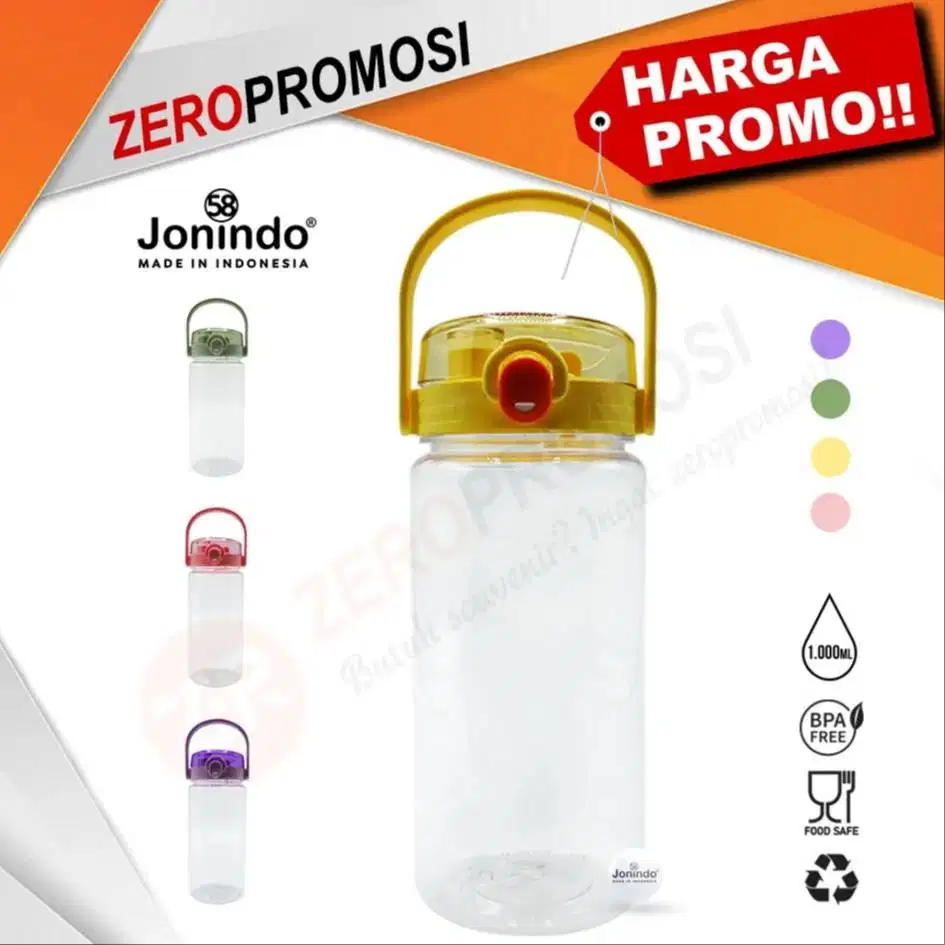 Tumbler Plastik Promosi Nusa Jonindo Custom Logo