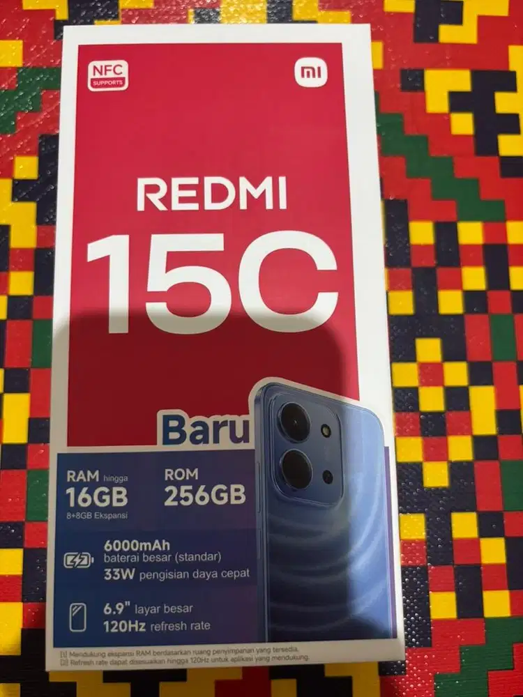 Jual HP Redmi 15C ram16gb rom256gb