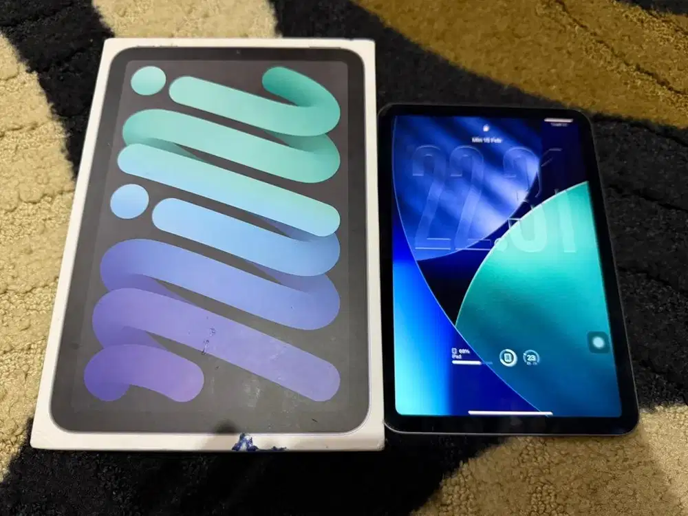 Ipad mini 6 64gb grey wifi only fullset inter LL/A MURAH