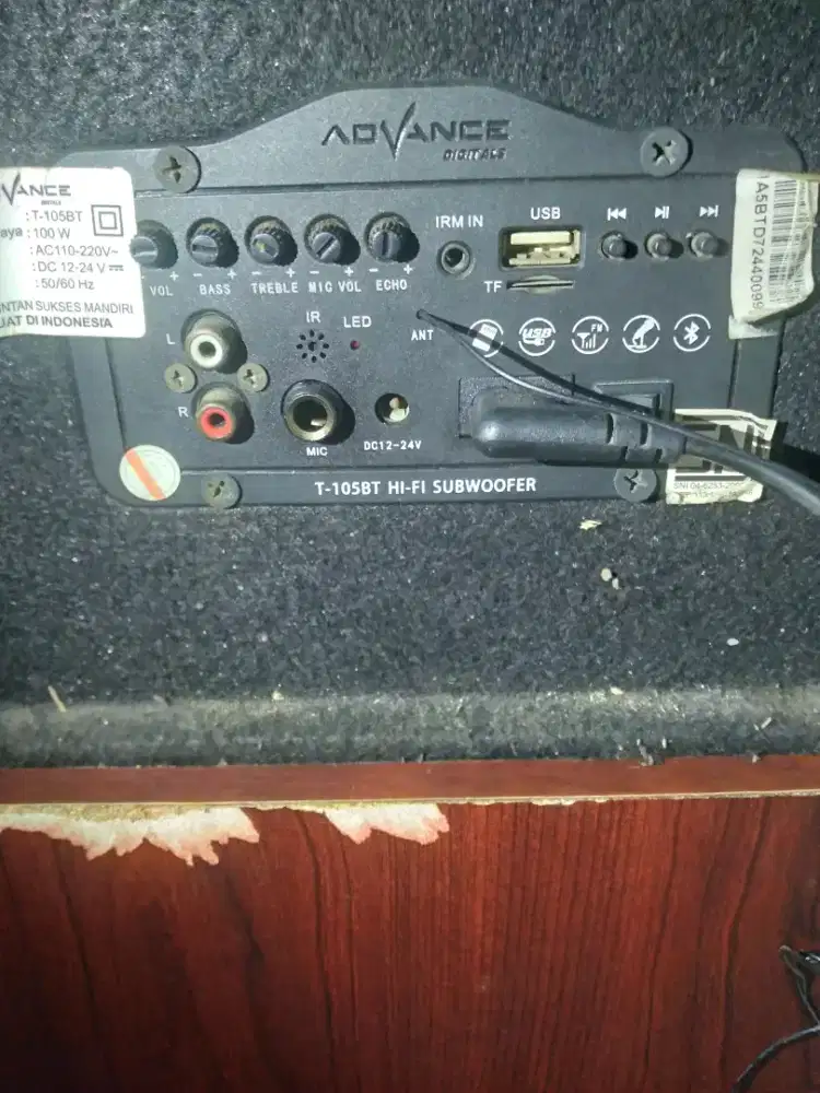 Advance 12 inch ukuran jumbo Bluetooth