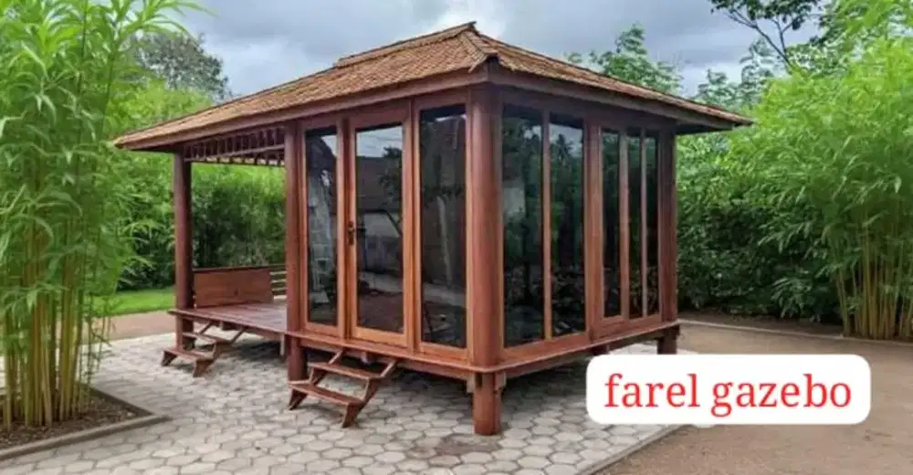 jual gasebo saung,gazebo kayu