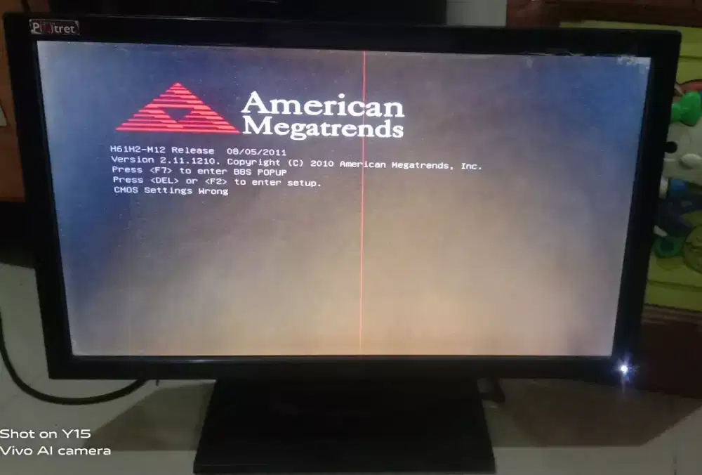 Monitor komputer merk dell 17 inch