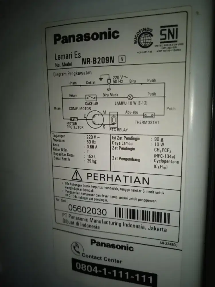 Jual kulkas dua pintu