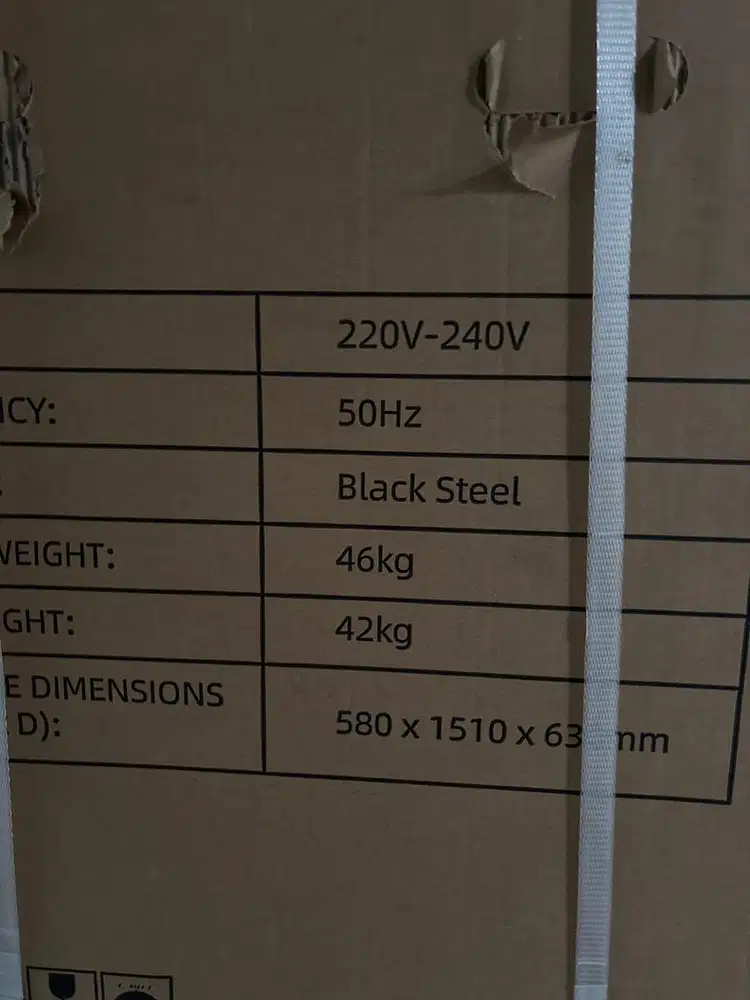 Dijual kulkas merk changhong masih segel