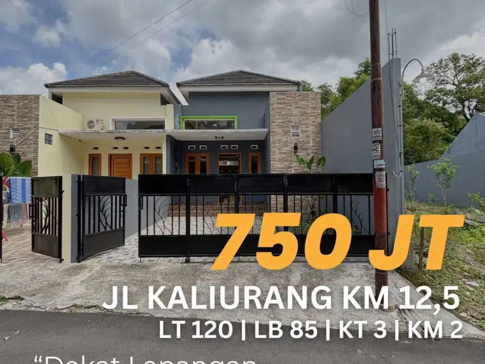 Jual Rumah Dekat Lapangan Klidon Akses Mudah Harga Terjangkau