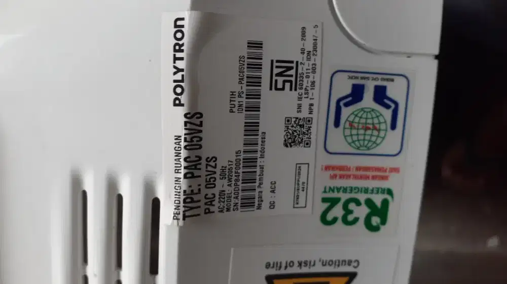 Indoor ac polytron  0,5 pk