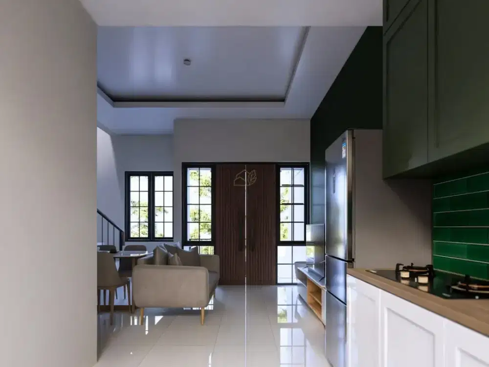 Unit Terbatas! Townhouse Modern 2 Lantai Cigadung Dago – 10 Menit ITB