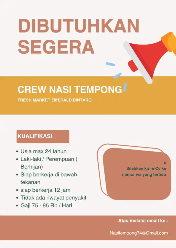 LOKER CREW NASI TMPONG