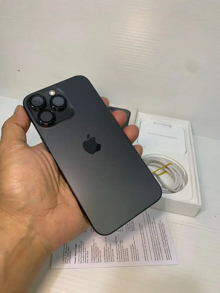 IPHONE 15 PROMAX 256GB BLACK (MULUS)