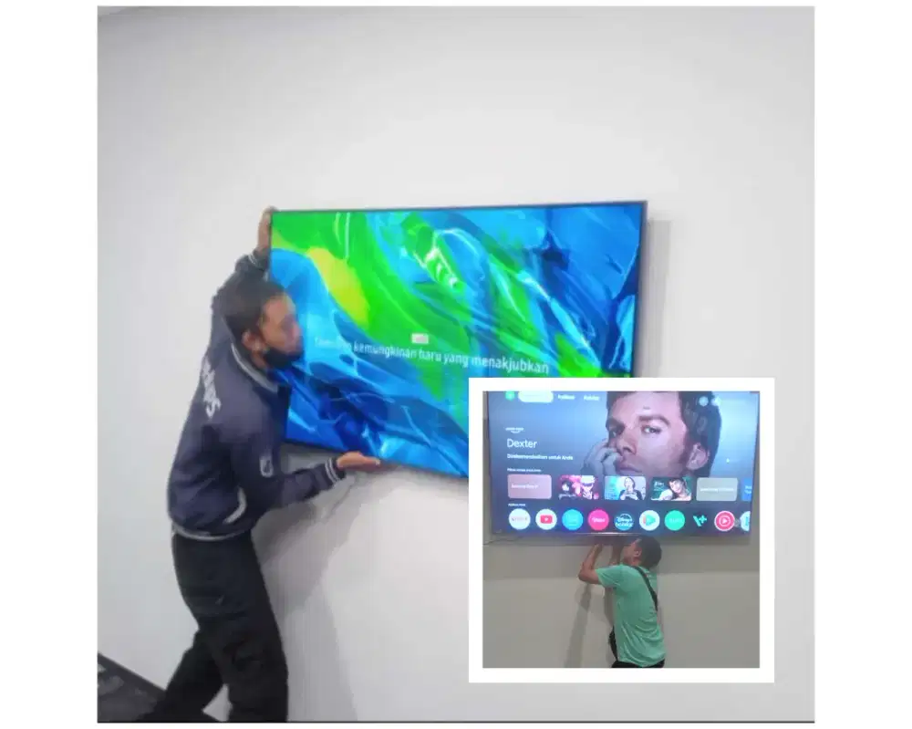 Braket +pasang atau jasa pasang terima rapih breket bracket led tv