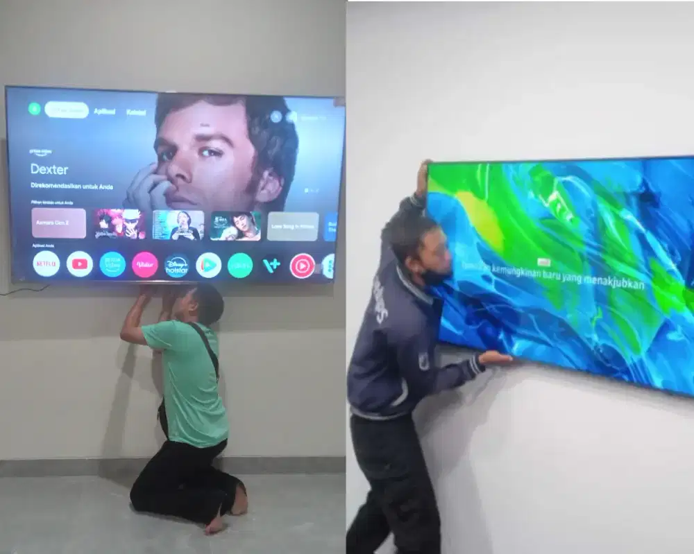 Braket +pasang atau jasa pasang terima rapih breket bracket led tv