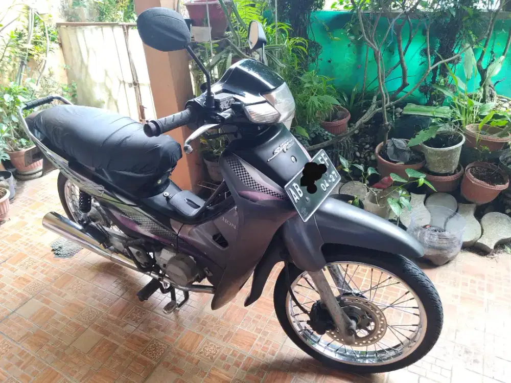 Supra X Th2002 Komplit Surat dan Pajak AB Kota