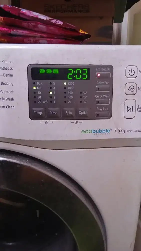 Mesin cuci samsung 7.5 kg front loading