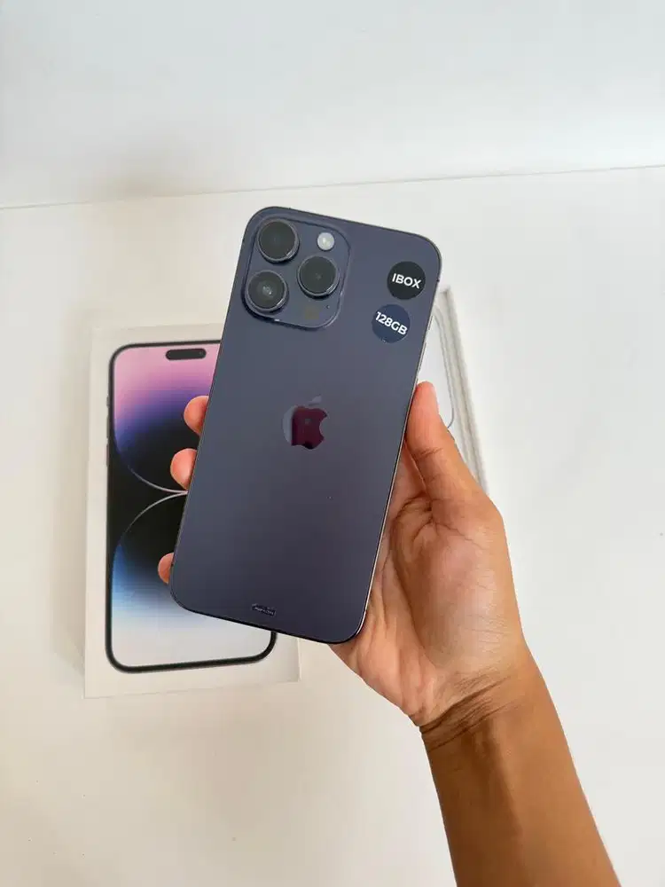 IPHONE 14 PRO MAX 128GB SECOND IBOX FULLSET MINIS LECET PRMAKAIAN