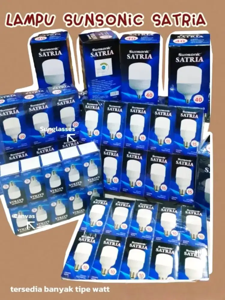 Dijual lampu sunsonic satria