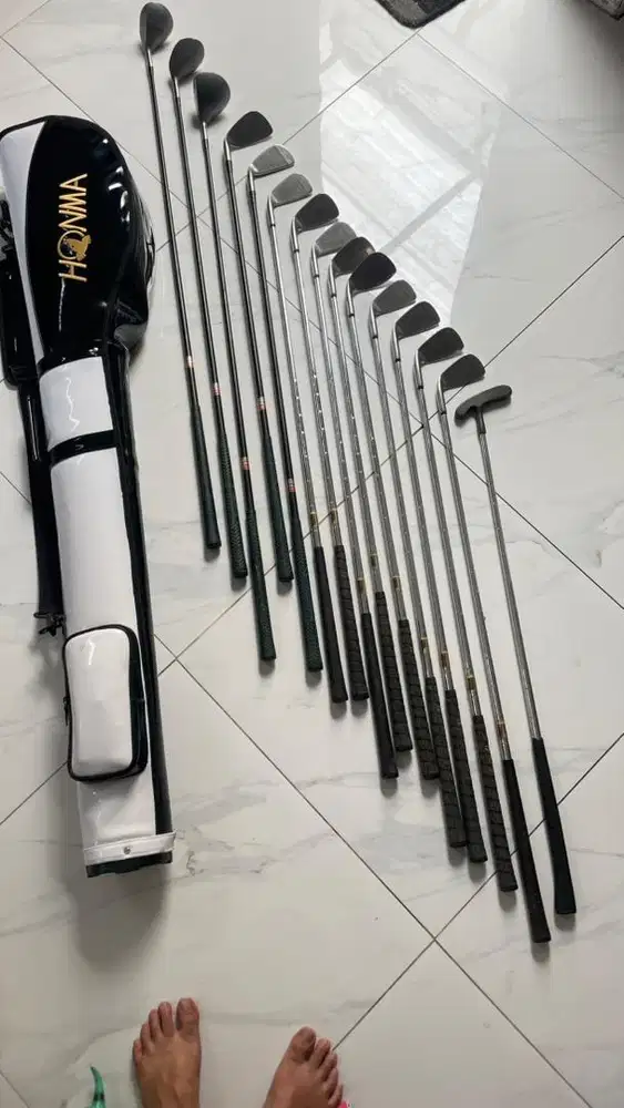 Stik Golf 1 set merk maruman + dunlop Nego