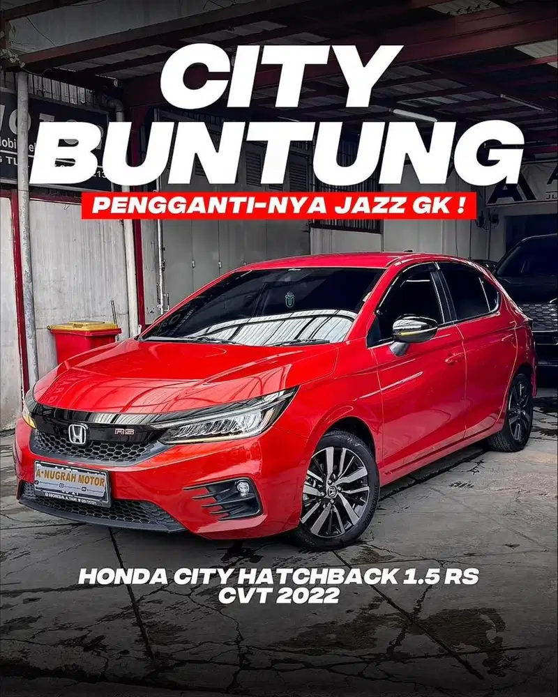 LOW KILOMETER 10 RIBUAN !! Honda CITY HATCHBACK RS MATIC 2022 || ANM