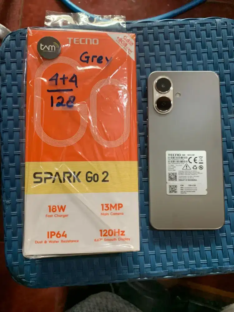 HP Tecno Spark Go 2 Ram 4+4/128 GB Mulus Kayak Baru