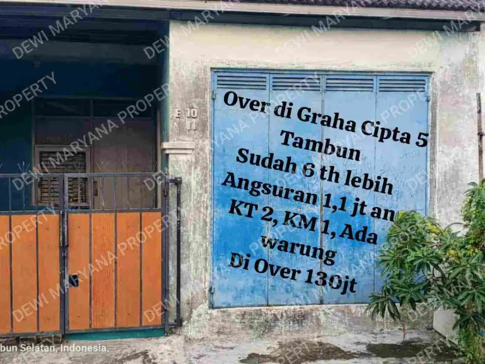 Take Over Rumah Subsidi Wilayah Tambun, Cibitung, Bekasi