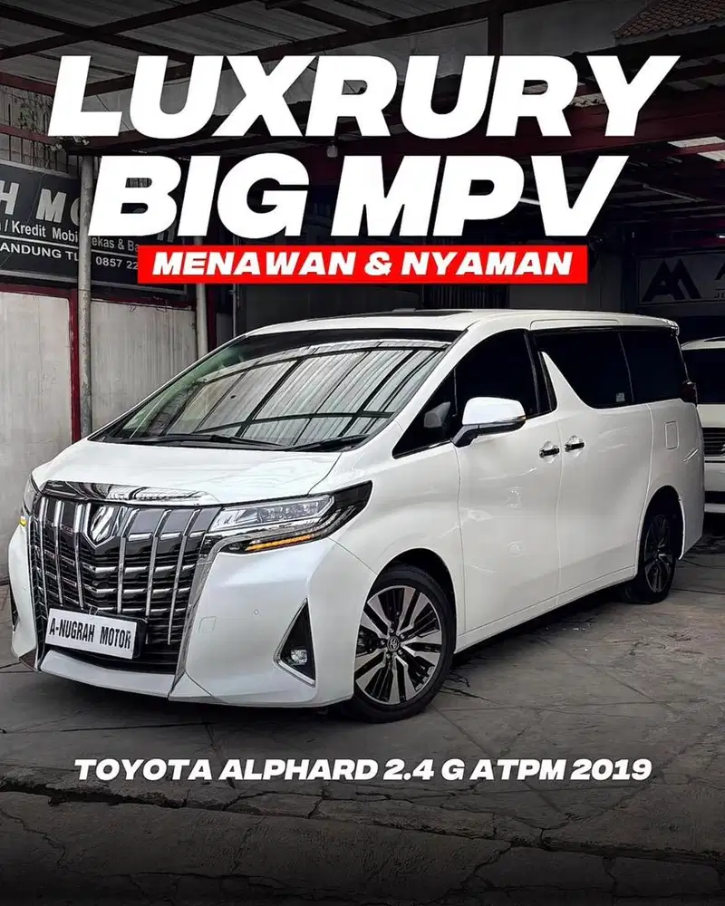 Low KILOMETER 20 RIBU !! Toyota ALPHARD G ATPM PILOT SEAT 2019 || ANM