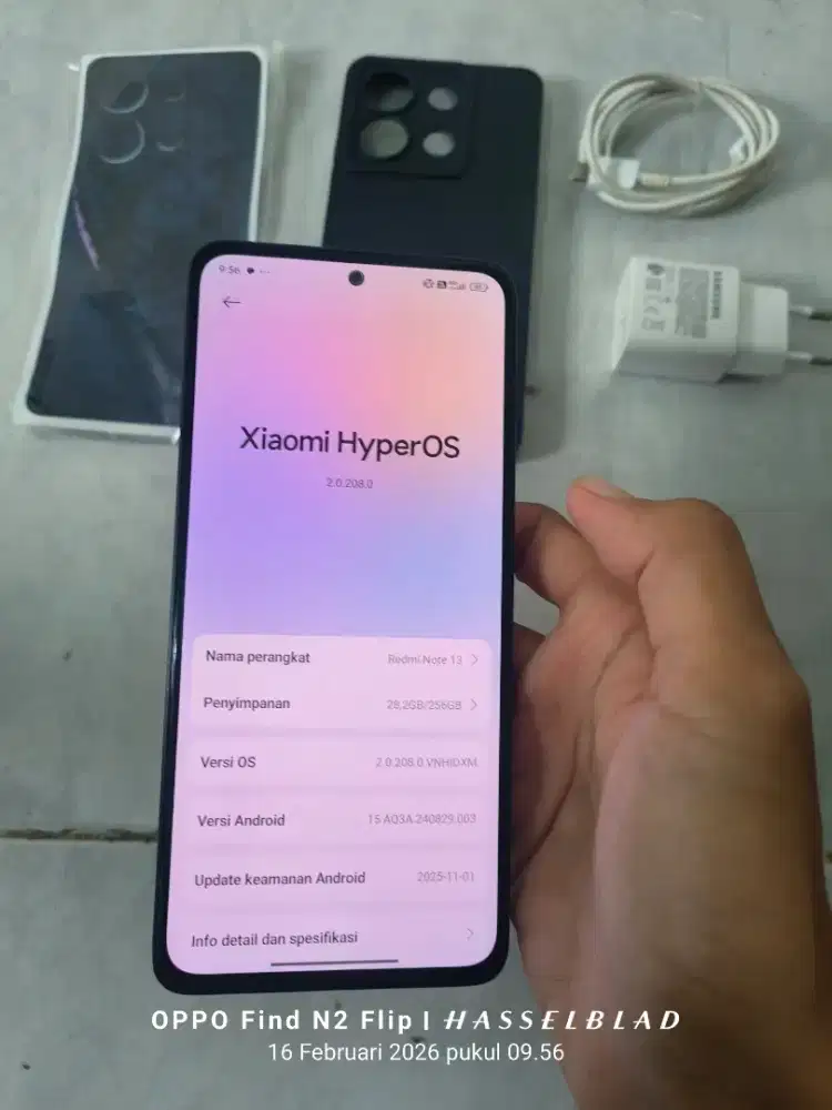 Redmi note 13 4G 8/256 + charger Samsung 15watt