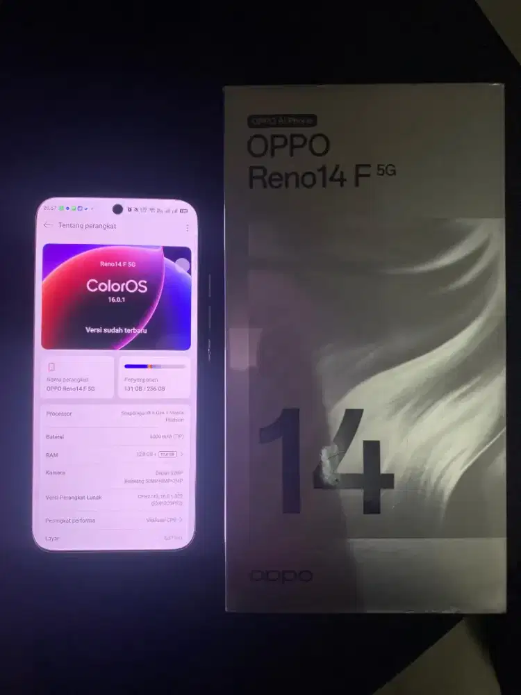 Oppo Reno 14F Blue