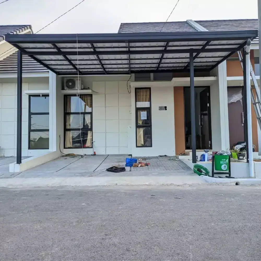 Kanopi baja ringan dan garasi