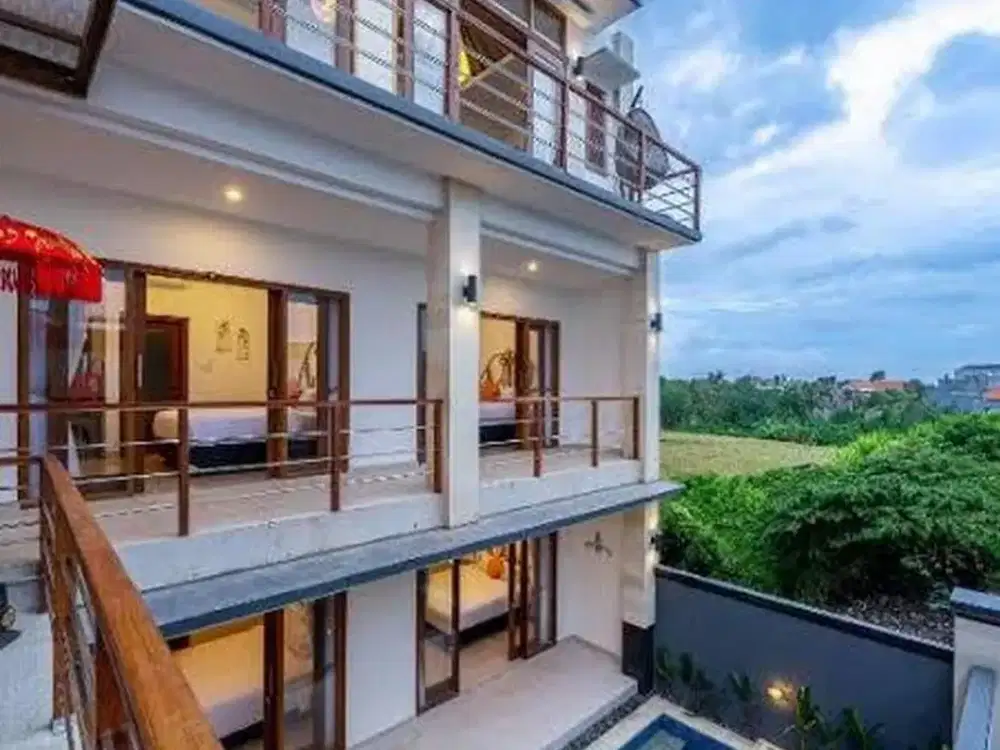 Guesthouse baru dijual dekat ke pantai Canggu.